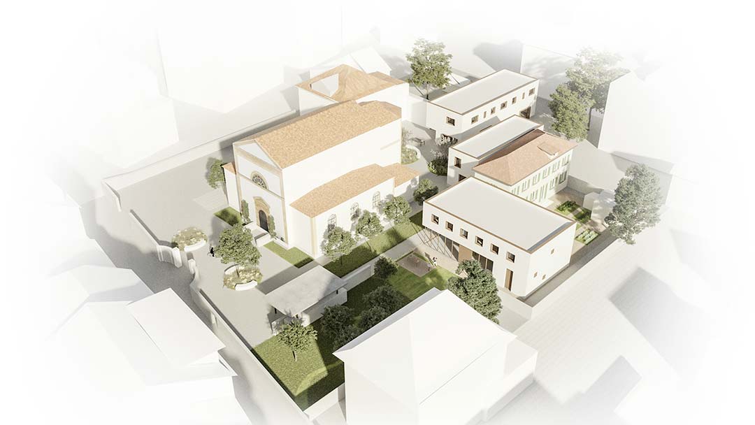 Maquette 3D projet immobilier Yverdon-les-Bains