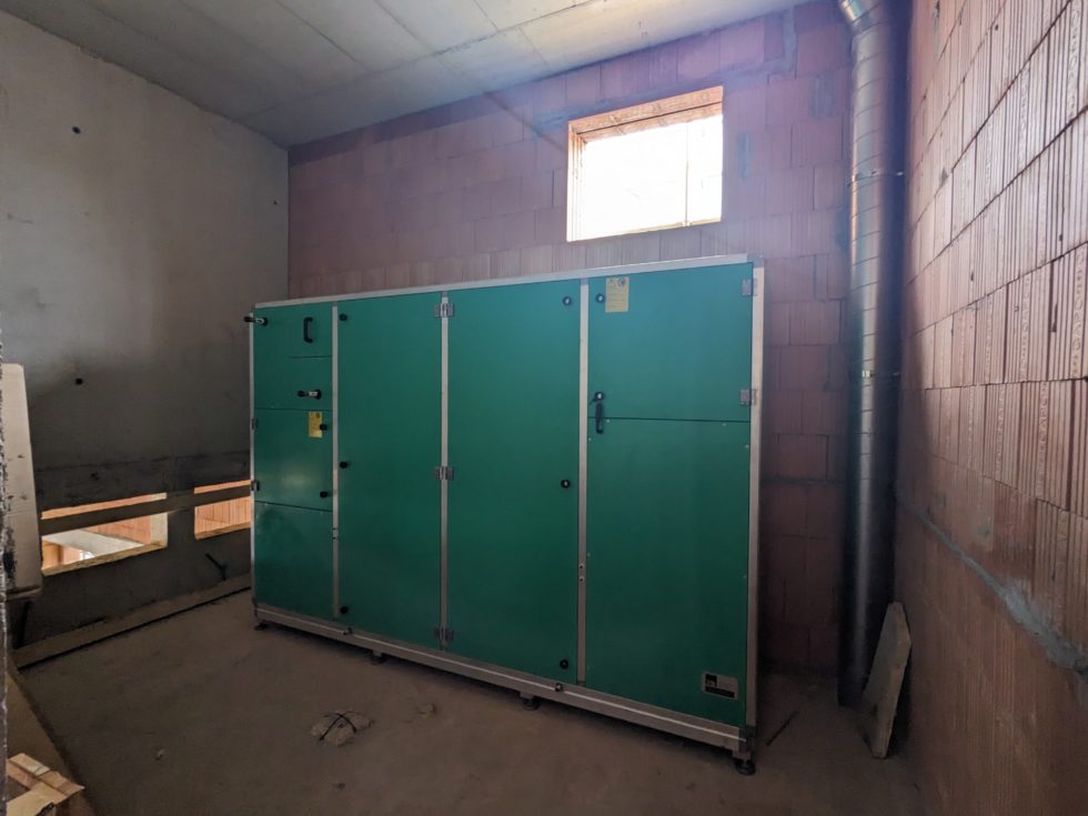 Bât. A : monobloc de ventilation assemblé, terminé (22.04.2024)