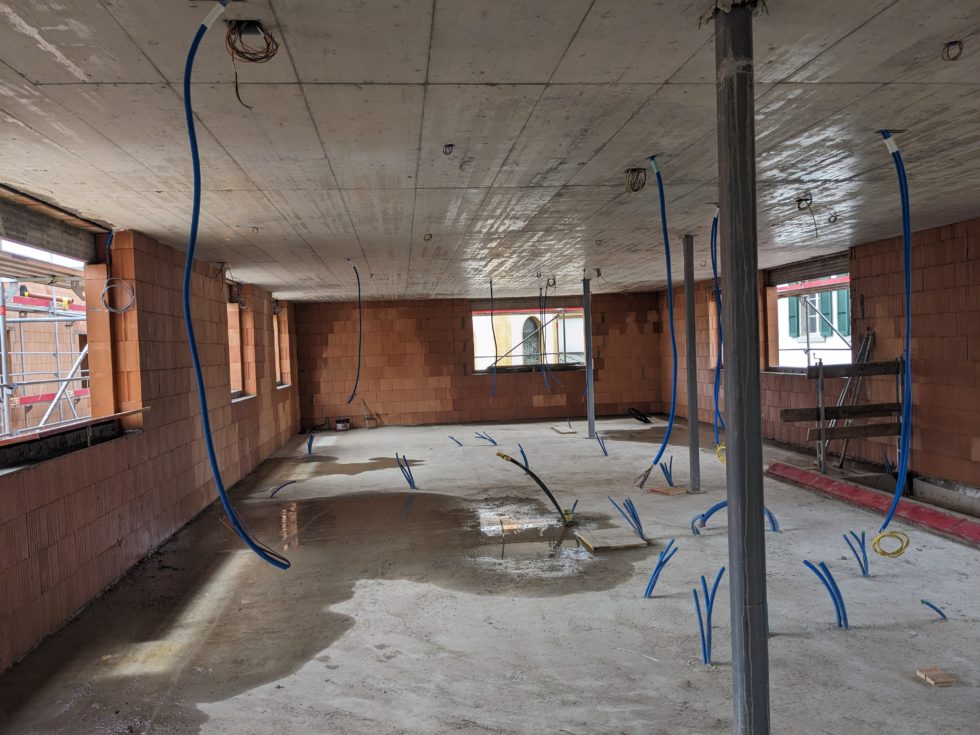 Bât. D : décoffrage dalle sur étage, terminé (04.06.2024)