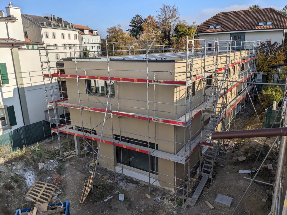 Bât. D : Toiture et façades terminée (20.11.24)