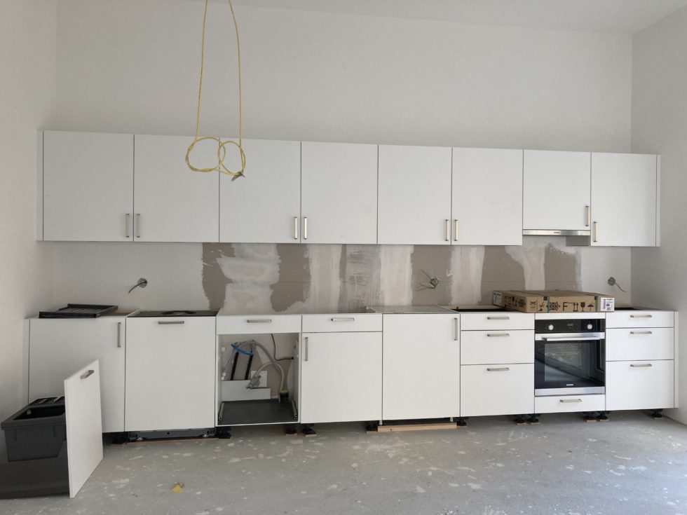 Bât. D : pose cuisine local de réunion (20.01.2025)