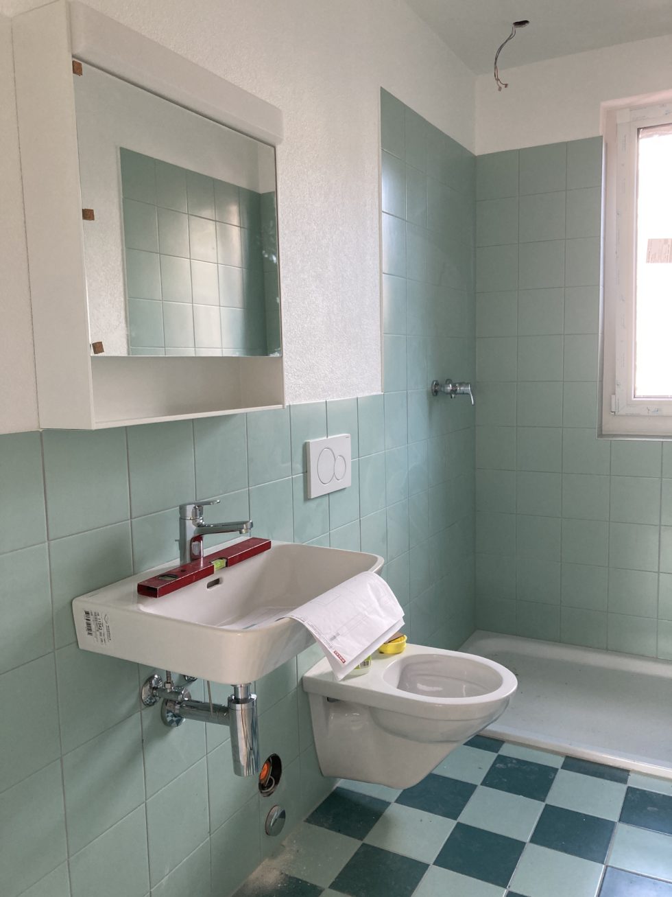 Bât. D : pose appareils sanitaires (24.02.2025)