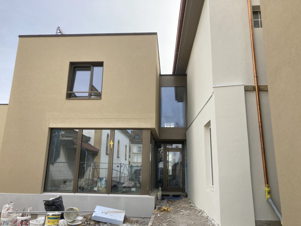 Bât B : début travaux rampe d’accès (24.03.2025)