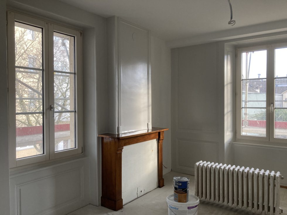 Bât. B : rénovation et peinture des boiseries (24.03.2025)