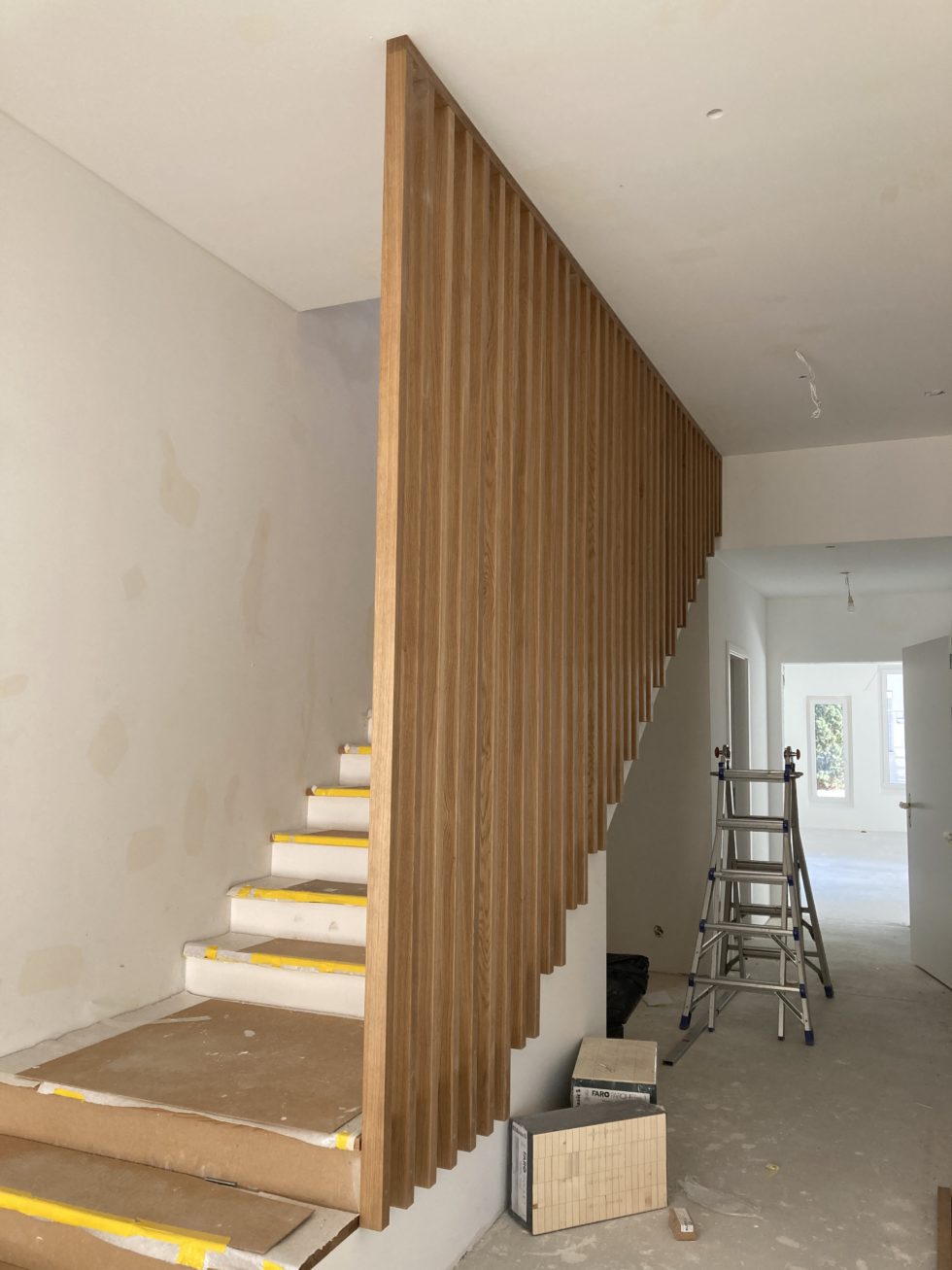 Bât. D : pose des claustras (15.04.2025)