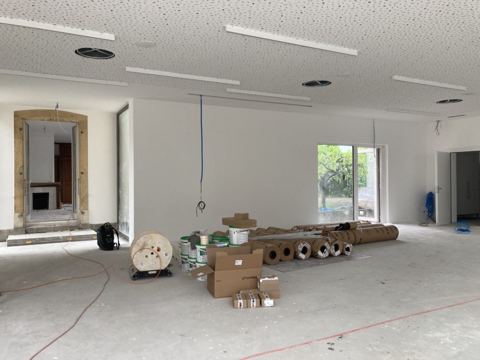 Bât. A : peinture et pose des luminaires (12.05.2025)